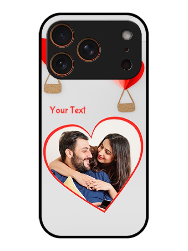 Custom Apple iPhone 17 Pro Custom Metal Phone Case - Parachute Love Design