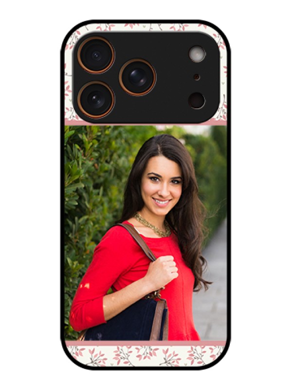 Custom Apple iPhone 17 Pro Custom Metal Phone Case - Stunning Floral Design