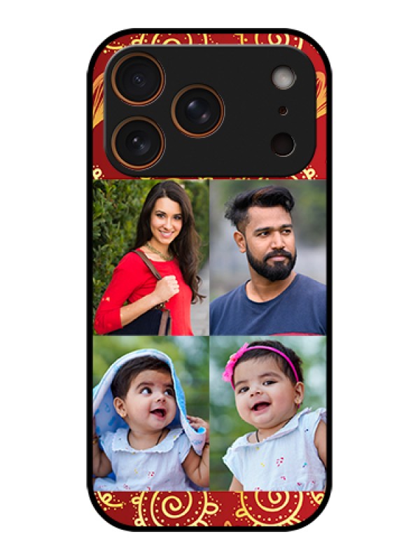 Custom Apple iPhone 17 Pro Custom Metal Phone Case - 4 Image Traditional Design