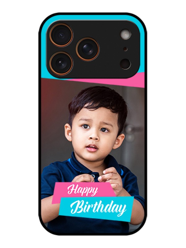 Custom Apple iPhone 17 Pro Custom Metal Phone Case - Image Holder With 2 Color Design