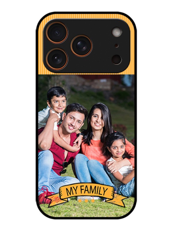 Custom Apple iPhone 17 Pro Custom Metal Phone Case - My Family Design