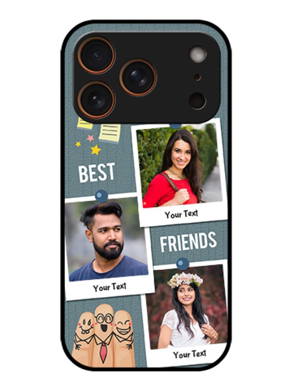 Custom Apple iPhone 17 Pro Custom Metal Phone Case - Sticky Frames And Friendship Design