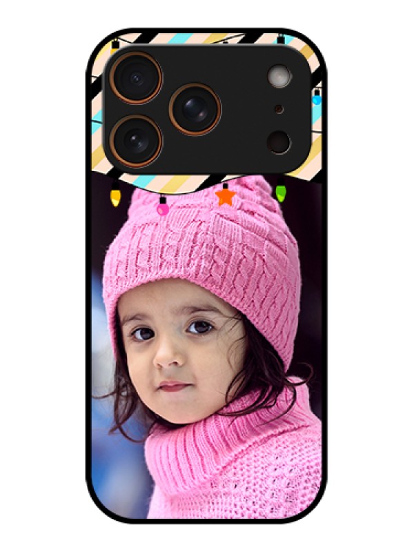 Custom Apple iPhone 17 Pro Custom Metal Phone Case - Lights Hanging Design