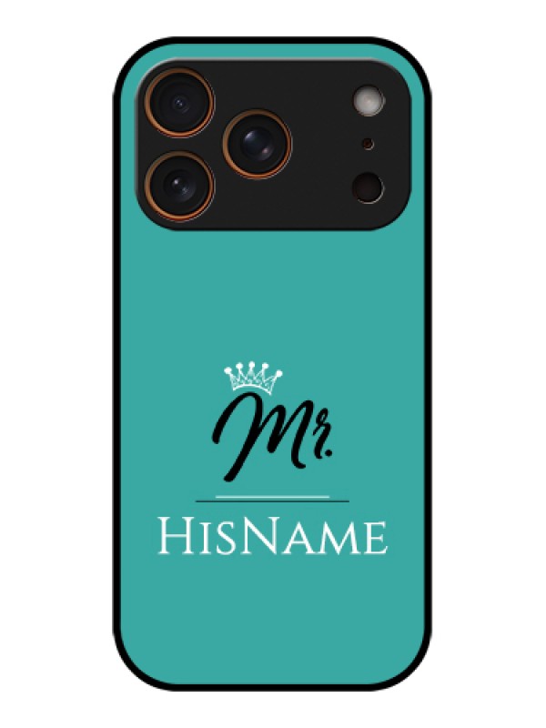 Custom Apple iPhone 17 Pro Custom Metal Phone Case - Mr With Name Design