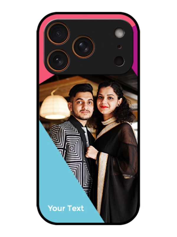 Custom Apple iPhone 17 Pro Custom Metal Phone Case - Stacked Triple Colour Design