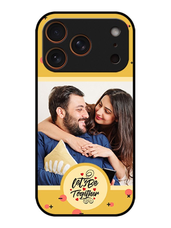 Custom Apple iPhone 17 Pro Custom Metal Phone Case - Lets Be Together Design