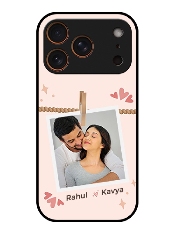 Custom Apple iPhone 17 Pro Custom Metal Phone Case - Forever And Ever Love Design