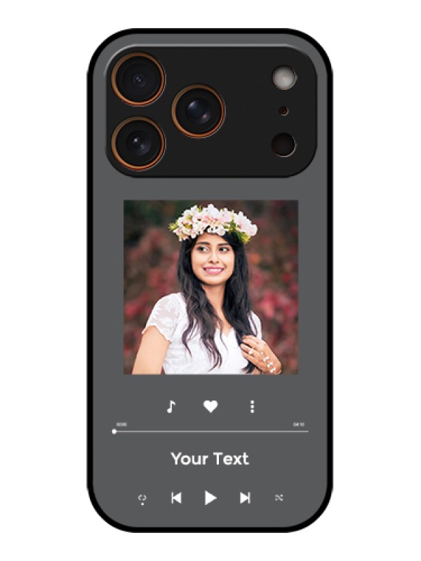 Custom Apple iPhone 17 Pro Custom Metal Phone Case - Play The Music Design