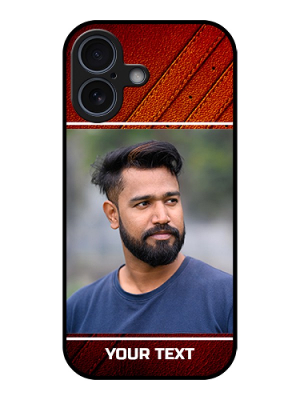 Custom Apple iPhone 17 Custom Metal Phone Case - Leather Phone Case Design