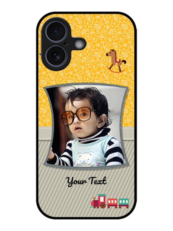 Custom Apple iPhone 17 Custom Metal Phone Case - Baby Picture Upload Design