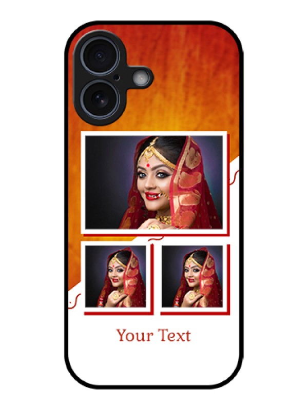 Custom Apple iPhone 17 Custom Metal Phone Case - Wedding Memories Design