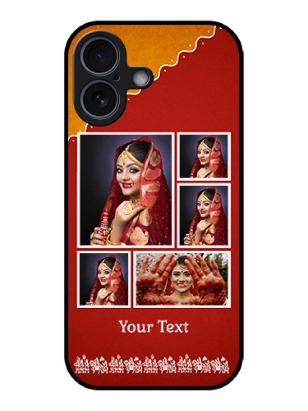 Custom Apple iPhone 17 Custom Metal Phone Case - Wedding Pic Upload Design