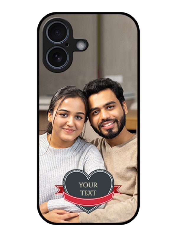 Custom Apple iPhone 17 Custom Metal Phone Case - Just Married Couple Design