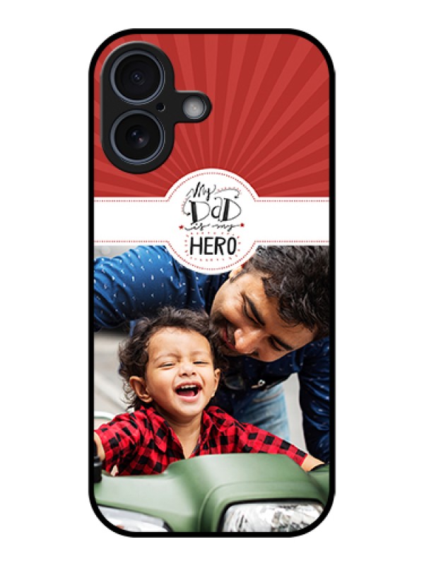 Custom Apple iPhone 17 Custom Metal Phone Case - My Dad Hero Design