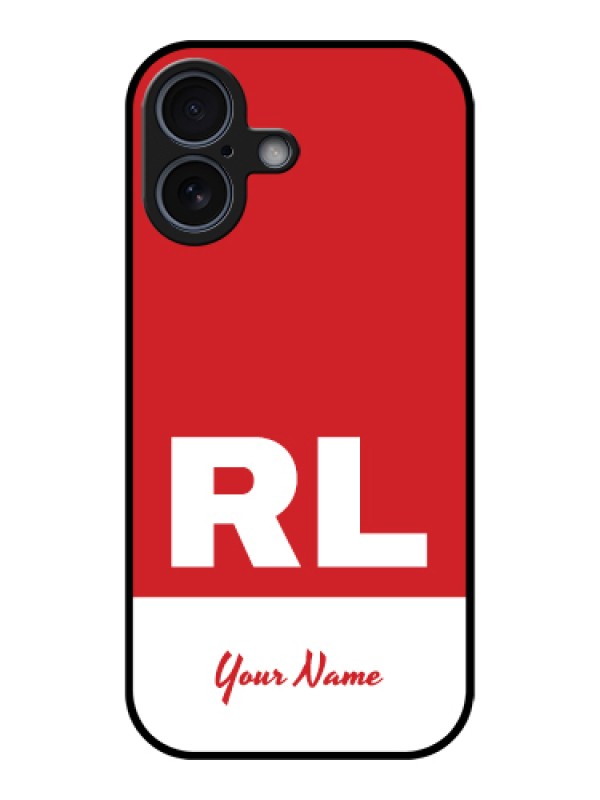 Custom Apple iPhone 17 Custom Metal Phone Case - Dual Tone Custom Text Design