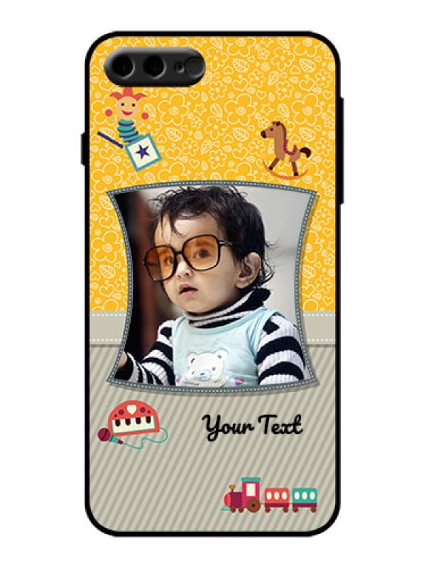 Custom iPhone 7 Plus Custom Metal Phone Case - Baby Picture Upload Design