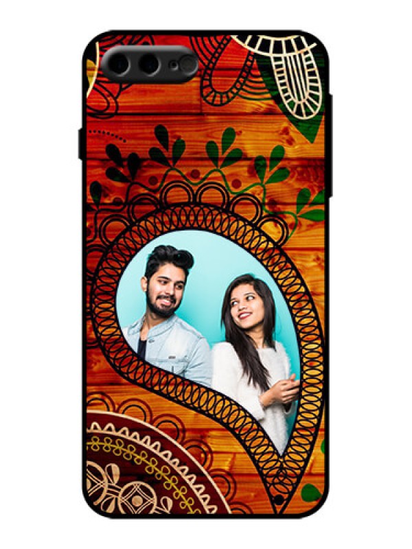 Custom iPhone 7 Plus Custom Metal Phone Case - Abstract Colorful Design