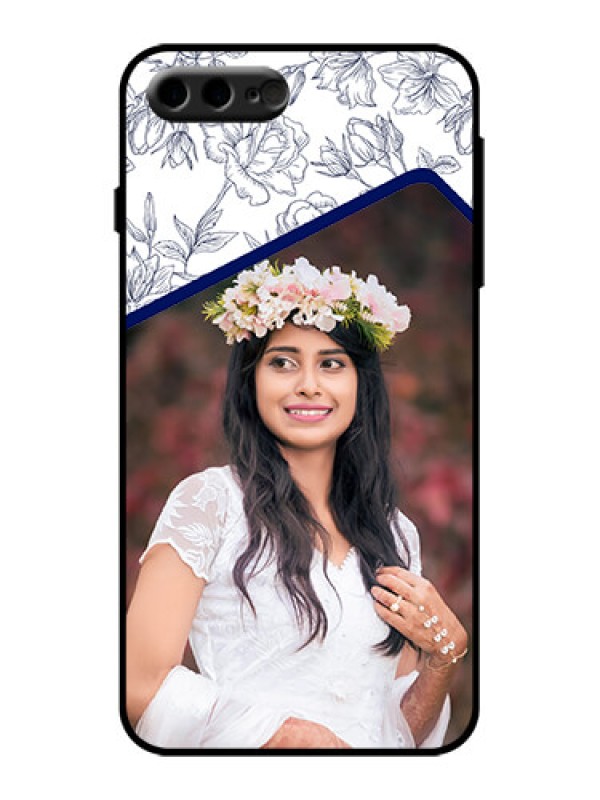 Custom iPhone 7 Plus Custom Metal Phone Case - Classy Floral Design