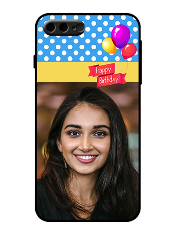 Custom iPhone 7 Plus Custom Metal Phone Case - Happy Birthday Design
