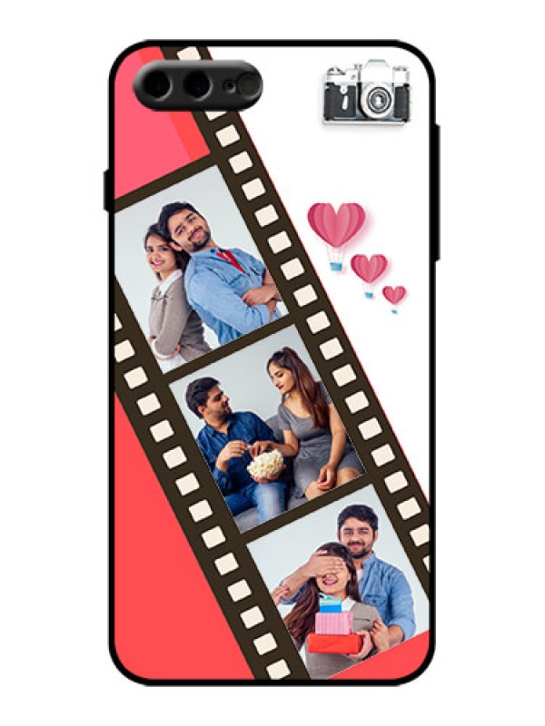Custom iPhone 7 Plus Custom Metal Phone Case - 3 Image Holder With Film Reel