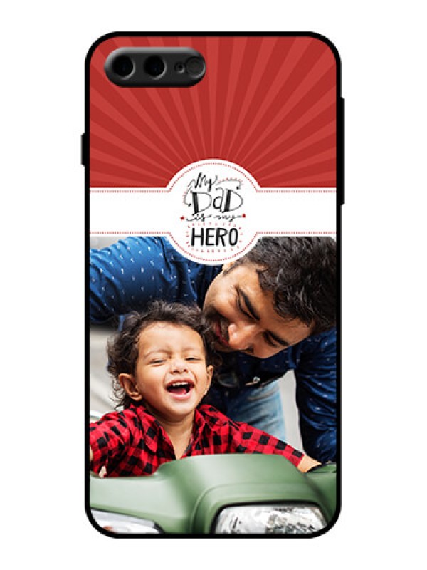Custom iPhone 7 Plus Custom Metal Phone Case - My Dad Hero Design
