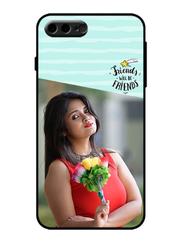 Custom iPhone 7 Plus Custom Metal Phone Case - Friends Picture Icon Design