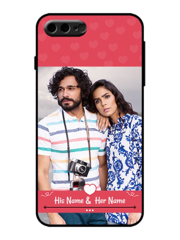 Custom iPhone 7 Plus Custom Metal Phone Case - Simple Love Design