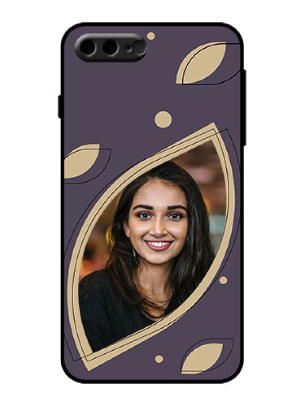 Custom iPhone 7 Plus Custom Metal Phone Case - Falling Leaf Design