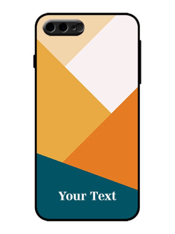 Custom iPhone 7 Plus Custom Metal Phone Case - Stacked Multi - Colour Design