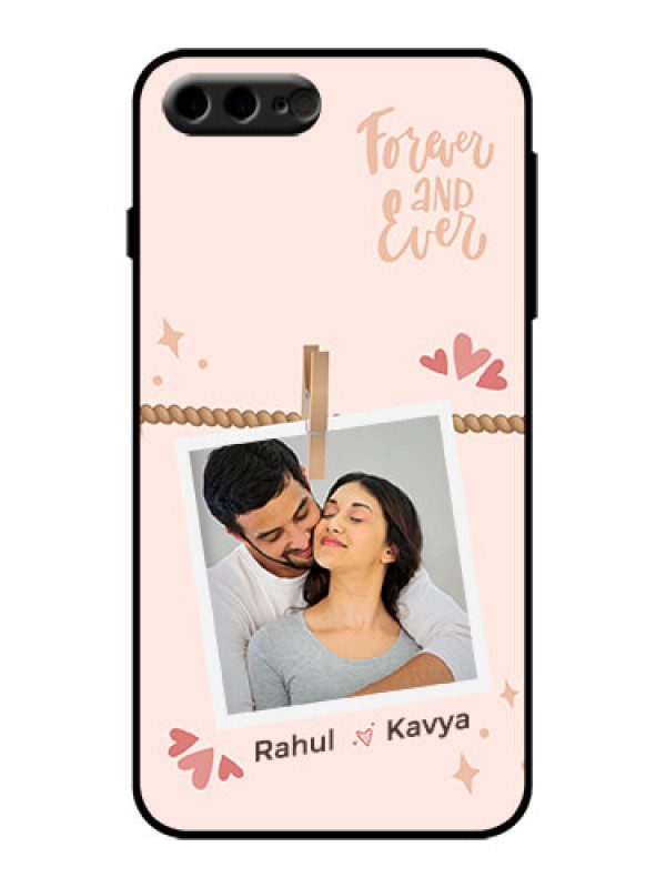 Custom iPhone 7 Plus Custom Metal Phone Case - Forever And Ever Love Design
