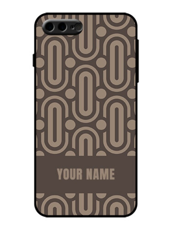 Custom iPhone 7 Plus Custom Metal Phone Case - Captivating Zero Pattern Design