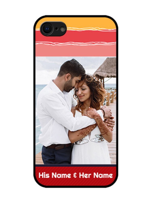 Custom iPhone 7 Custom Metal Phone Case - Colorful Case Design