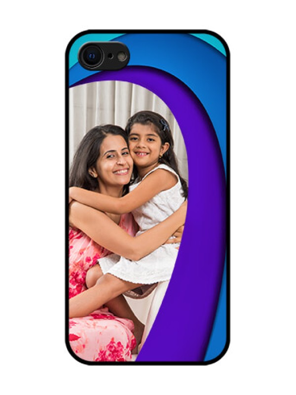 Custom iPhone 7 Custom Metal Phone Case - Simple Pattern Design