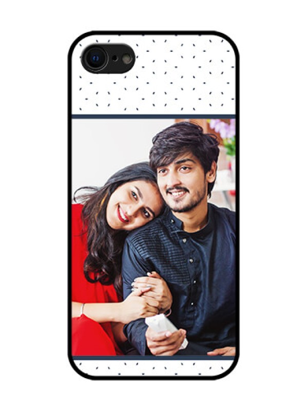 Custom iPhone 7 Custom Metal Phone Case - Premium Dot Design