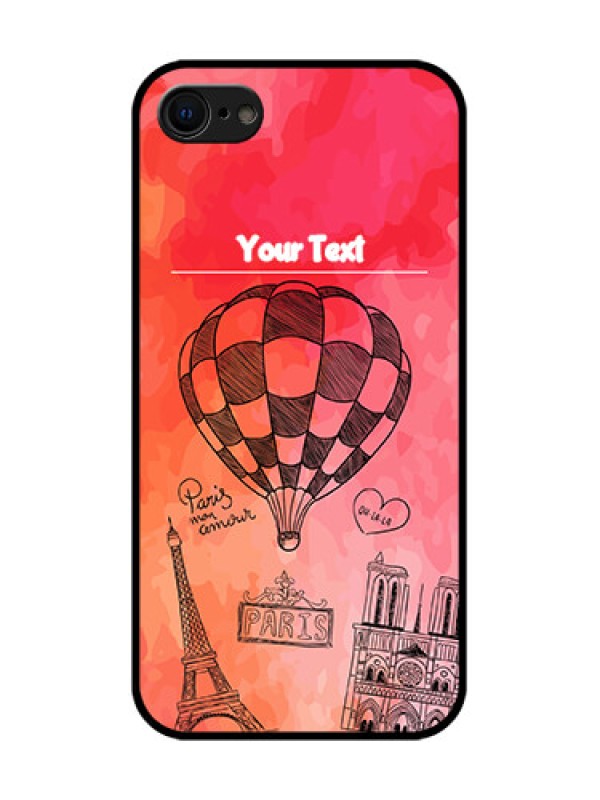 Custom iPhone 7 Custom Metal Phone Case - Paris Theme Design