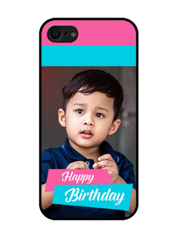 Custom iPhone 7 Custom Metal Phone Case - Image Holder With 2 Color Design