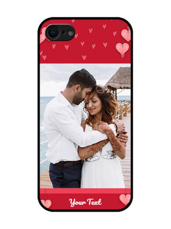 Custom iPhone 7 Custom Metal Phone Case - Valentines Day Design