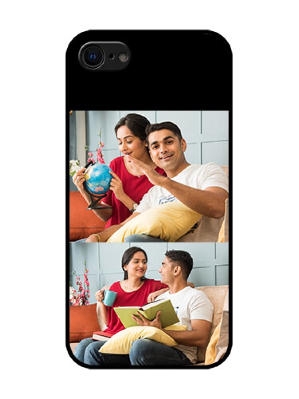 Custom iPhone 7 Custom Metal Phone Case - 2 Images Design