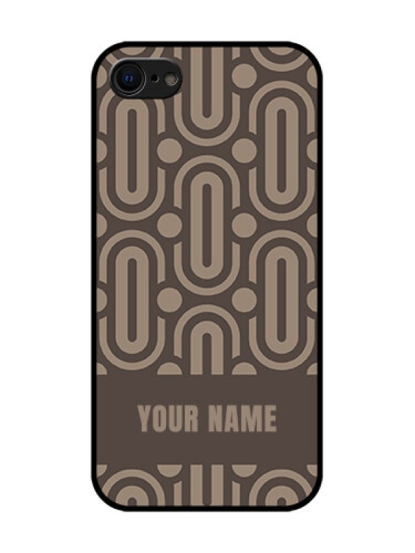 Custom iPhone 7 Custom Metal Phone Case - Captivating Zero Pattern Design