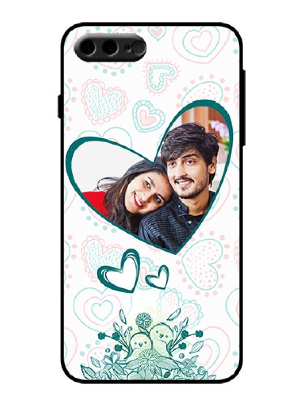 Custom iPhone 8 Plus Custom Metal Phone Case - Premium Couple Design