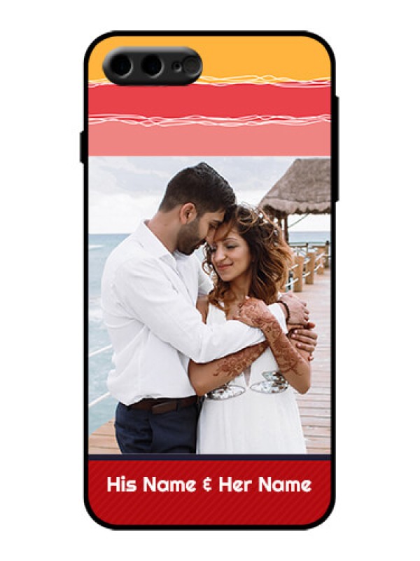 Custom iPhone 8 Plus Custom Metal Phone Case - Colorful Case Design