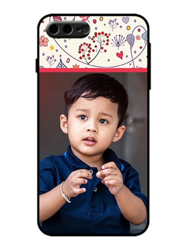 Custom iPhone 8 Plus Custom Metal Phone Case - Premium Floral Design