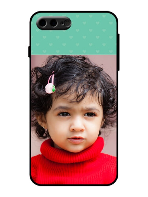 Custom iPhone 8 Plus Custom Metal Phone Case - Lovers Picture Design