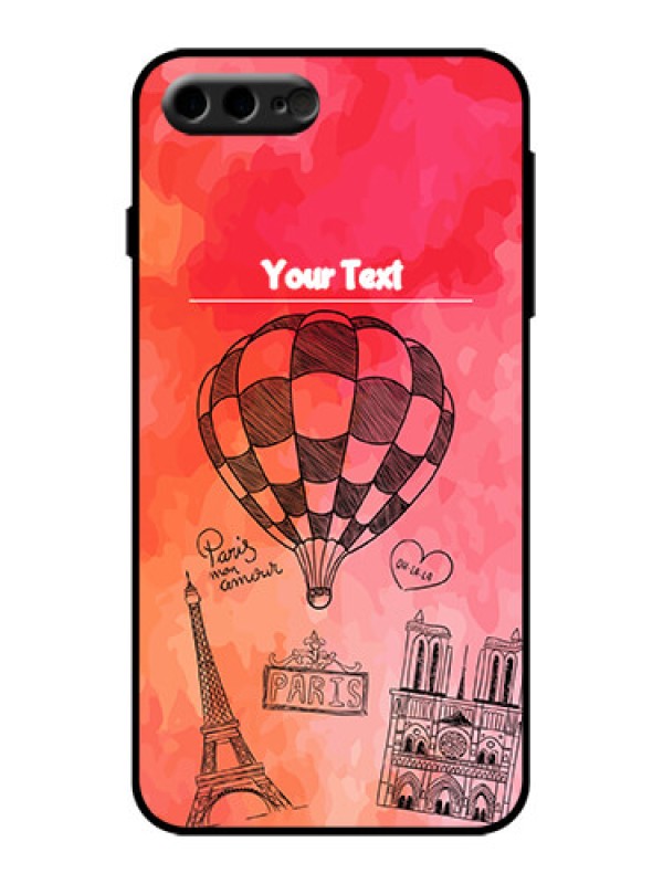 Custom iPhone 8 Plus Custom Metal Phone Case - Paris Theme Design
