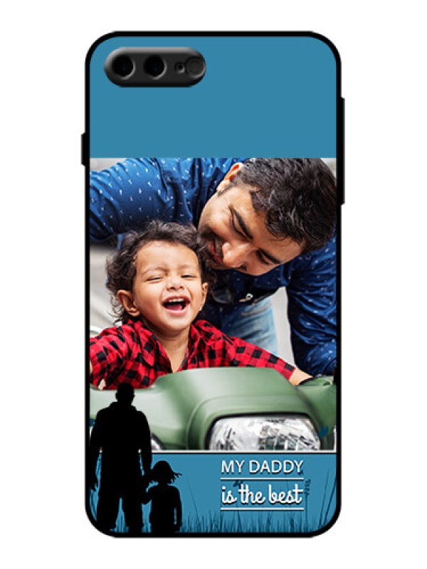 Custom iPhone 8 Plus Custom Metal Phone Case - Best Dad Design