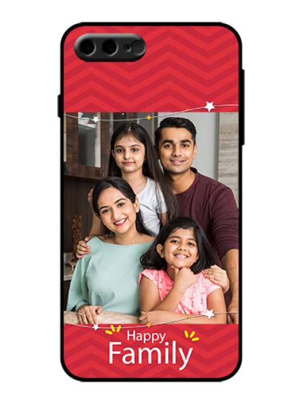 Custom iPhone 8 Plus Custom Metal Phone Case - Happy Family Design