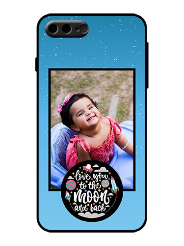 Custom iPhone 8 Plus Custom Metal Phone Case - Wave Pattern Colorful Design