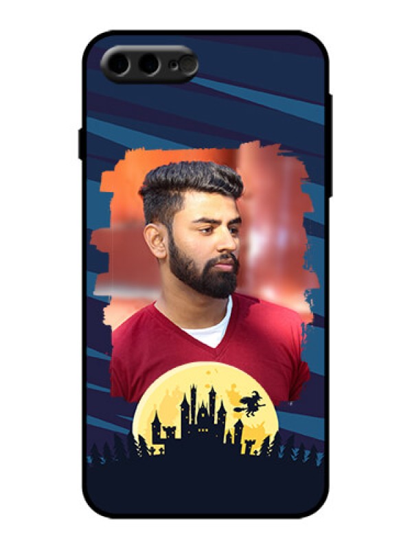 Custom iPhone 8 Plus Custom Metal Phone Case - Halloween Witch Design