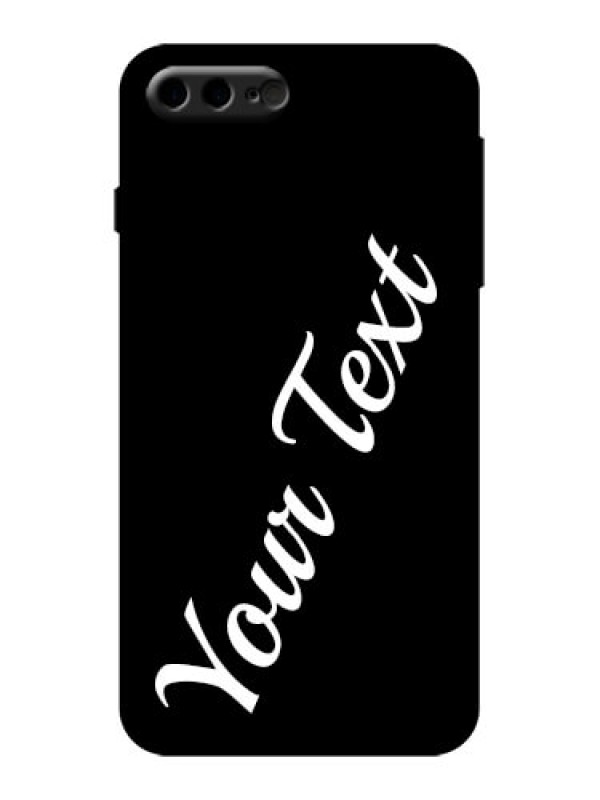 Custom iPhone 8 Plus Custom Metal Phone Case - With Your Name Design