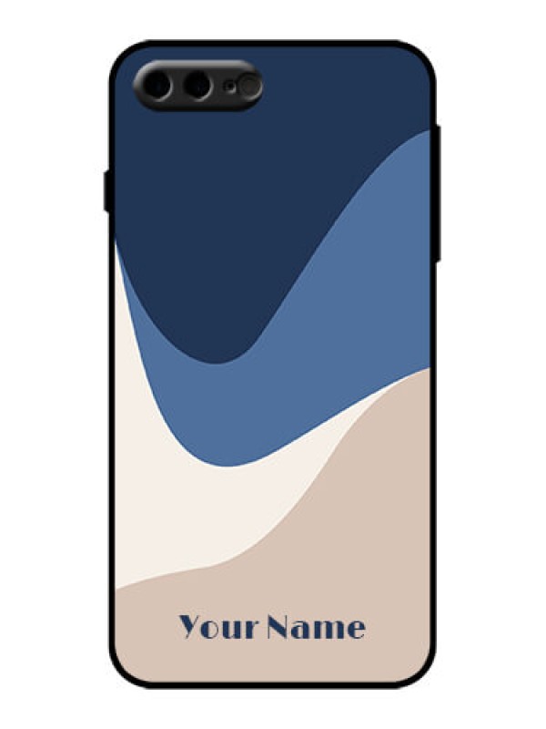 Custom iPhone 8 Plus Custom Metal Phone Case - Abstract Drip Art Design